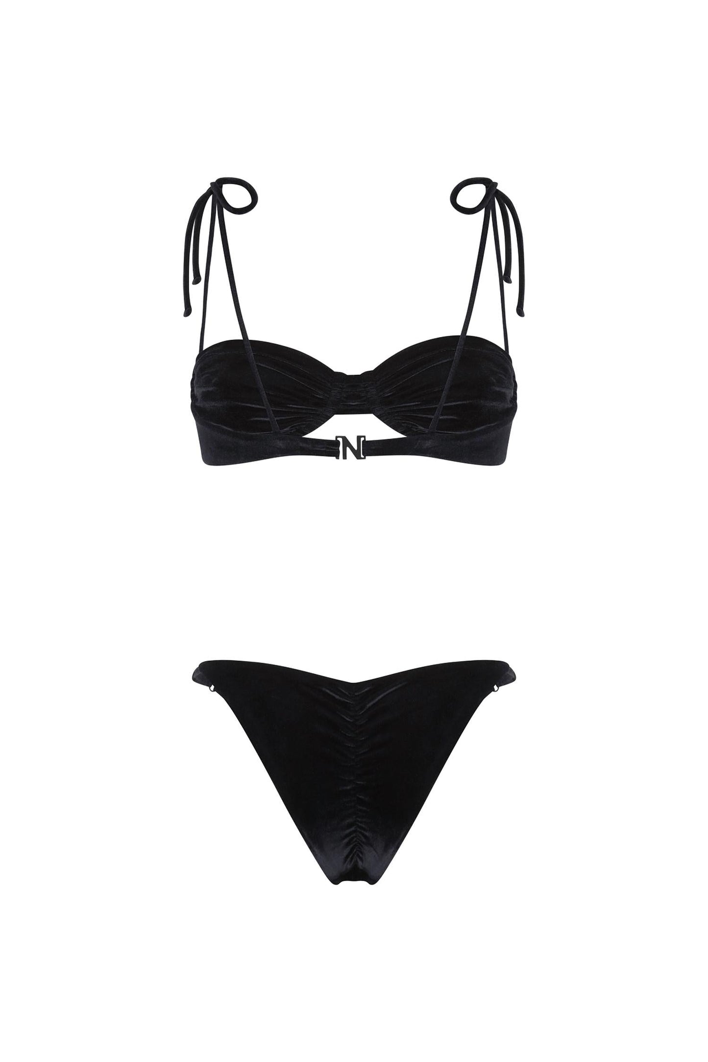 Nelblu - Esencia Brassiere-like Bikini Top And Bottom Set