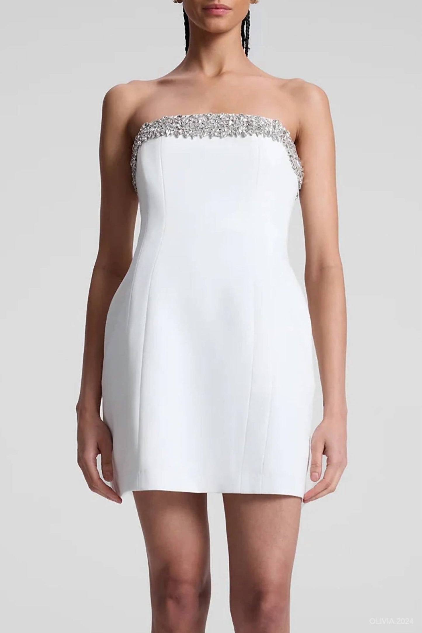 A.L.C. - Elsie Strapless Embellished Mini Dress