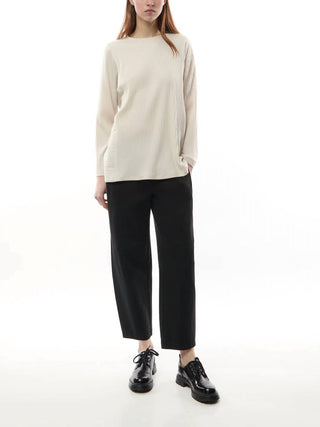 Eileen Fisher - Round Neck Tunic Long Sleeve Top