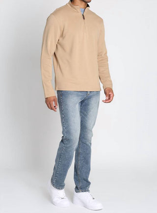 Jachs New York - Cotton Modal Blend Quarter Zip Sweater