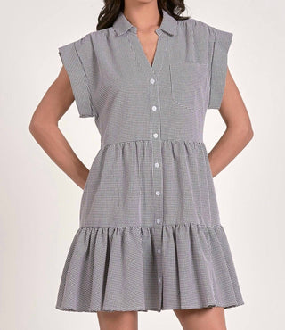 Elan - Wren Seersucker Mini Dress