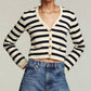 Frame - Harbor Stripe Cardigan