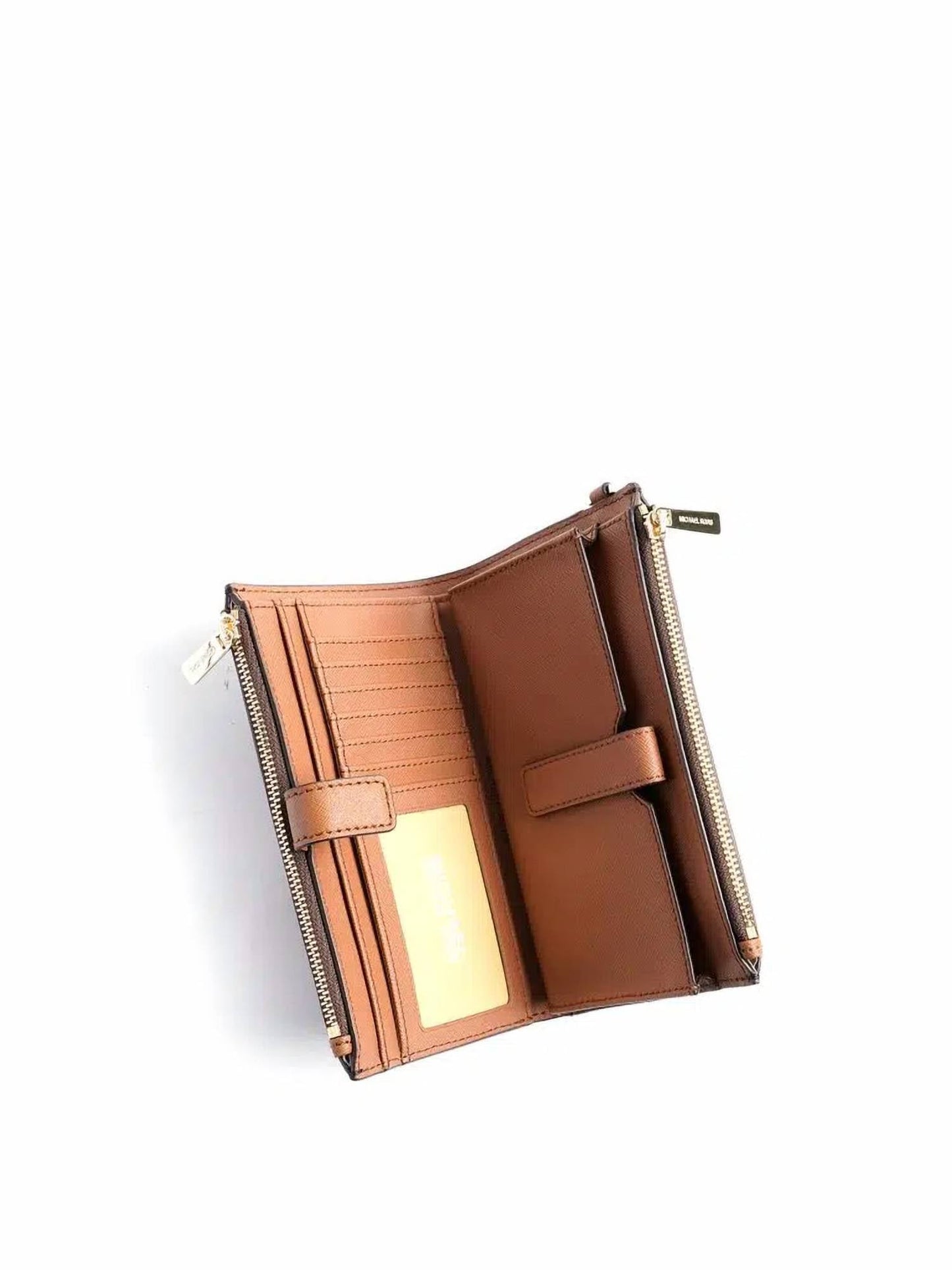 Michael Kors - Jet Set Travel large double zip Signature Logo Smartphone Wallet wristlet
