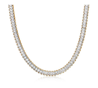 Sahira - Women's Shayna Baguette Necklace