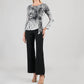 Clara Sunwoo - Geo Web Lines Side Tie Waist Top