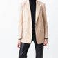 Endless Rose - Faux Leather Notch Lapel Blazer