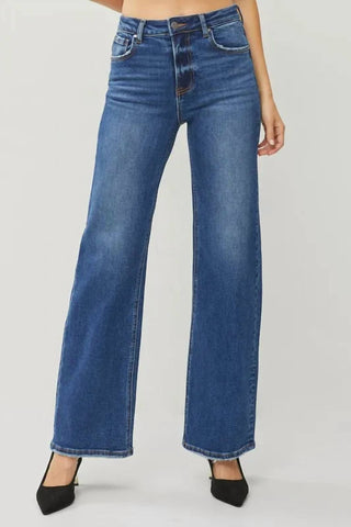 Trendsi - Women's Risen High Rise Straight Jeans