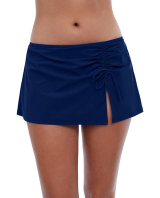 Profile By Gottex - Side Slit Cinch Swim Skirt
