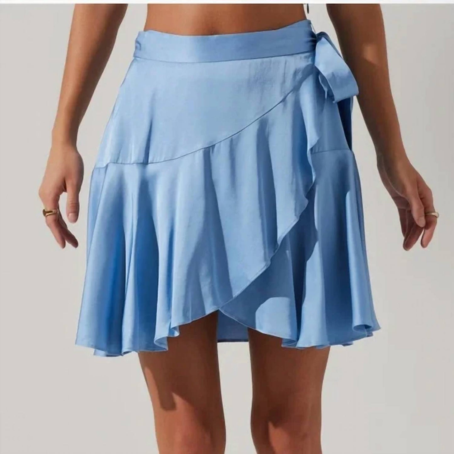 Astr - ELLERY RUFFLE MINI SKIRT