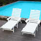 HDPE Chaise Lounge Chair Outdoor