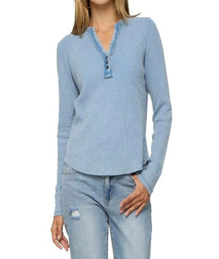 Fairfax & Favor - Reardan Washed Waffle Henley Top