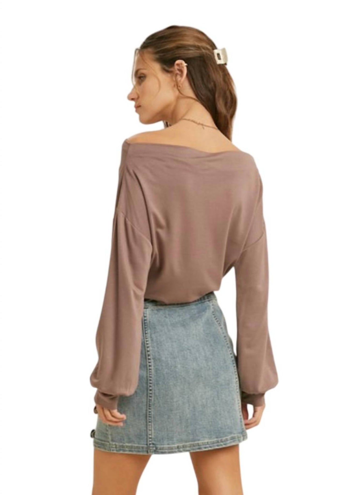 Wishlist - Off The Shoulder Knit Bodysuit