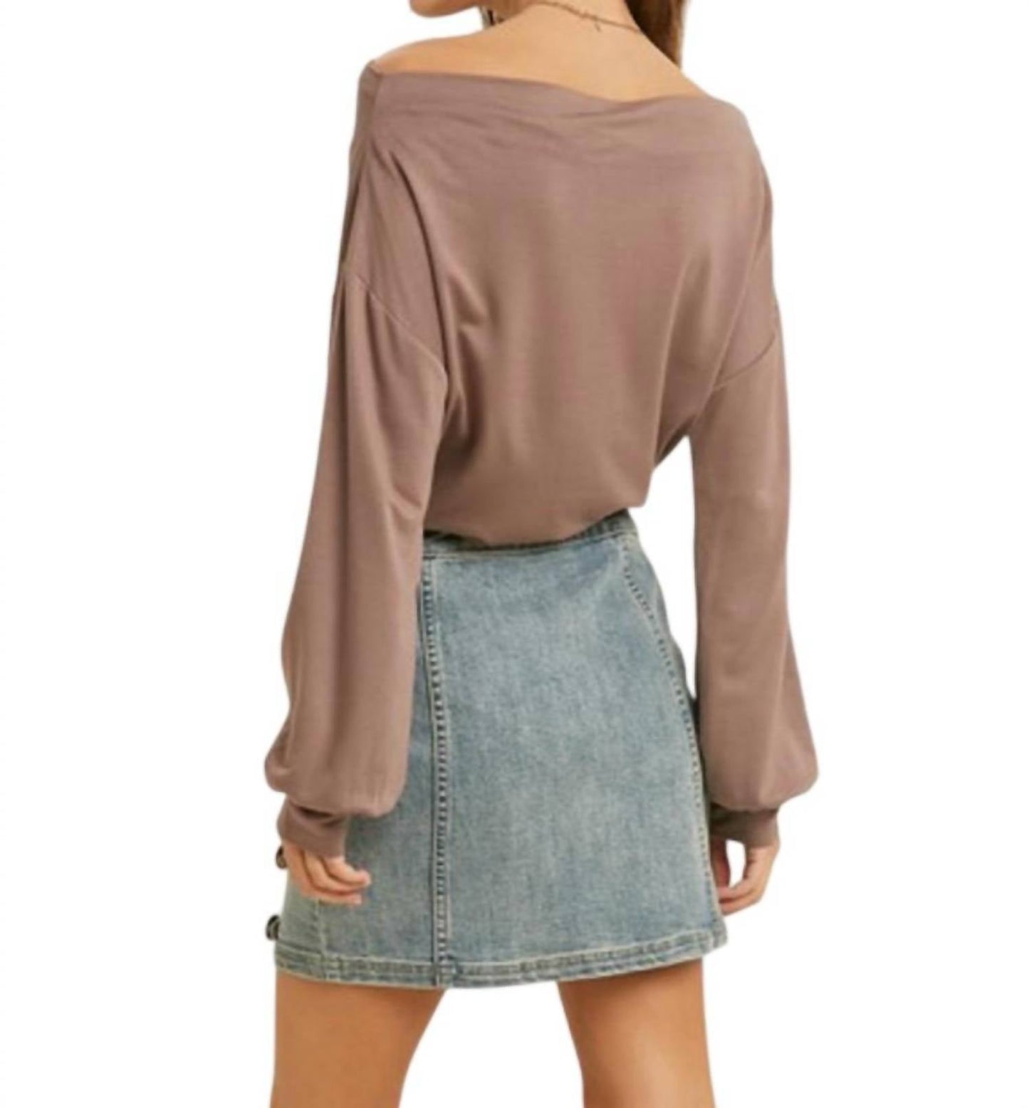 Wishlist - Off The Shoulder Knit Bodysuit