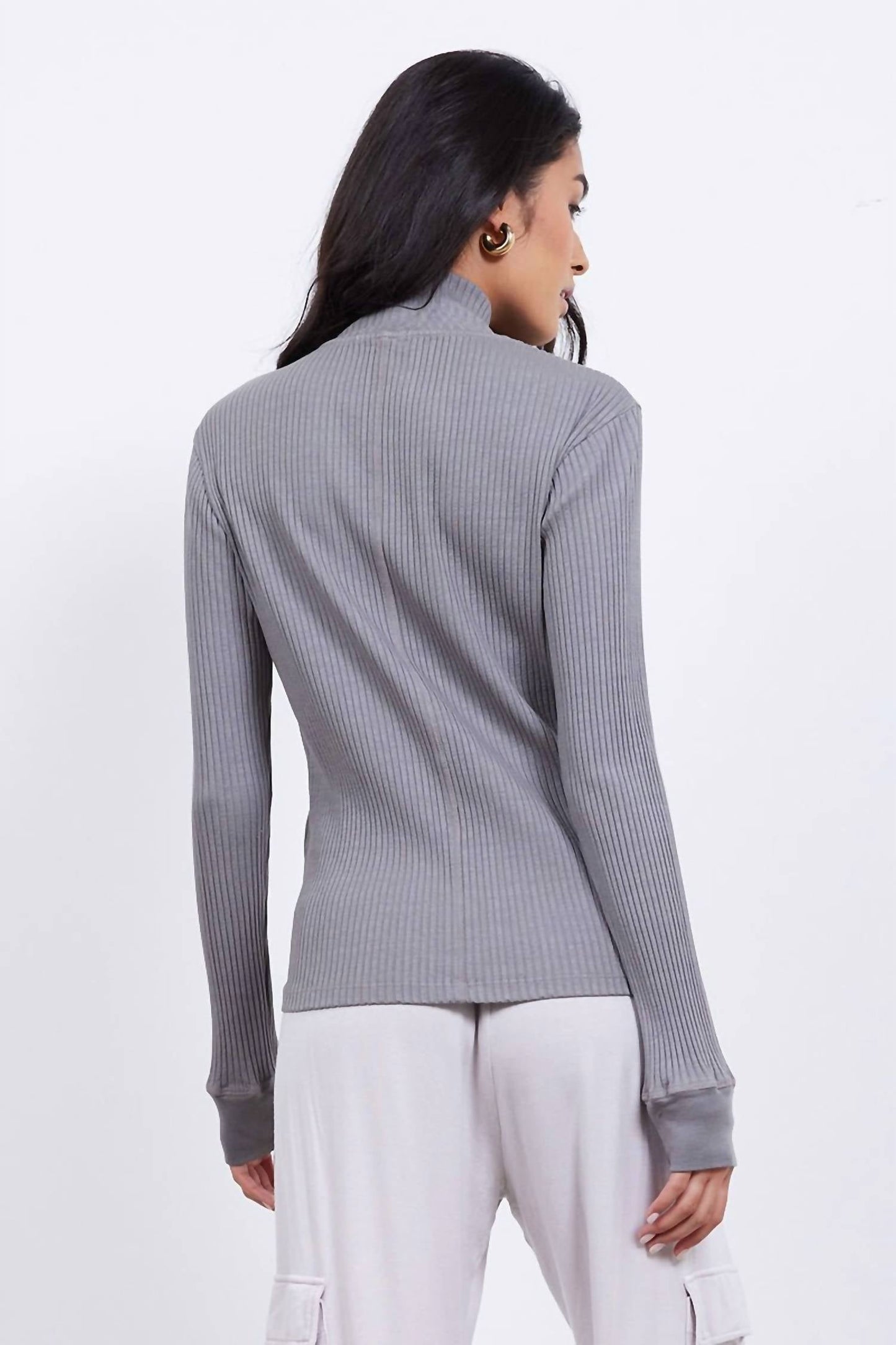 Lamade - Andre Long Sleeve Snap Turtleneck Top