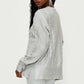 Beach Riot - Callie Sweater Silver Shine Cable