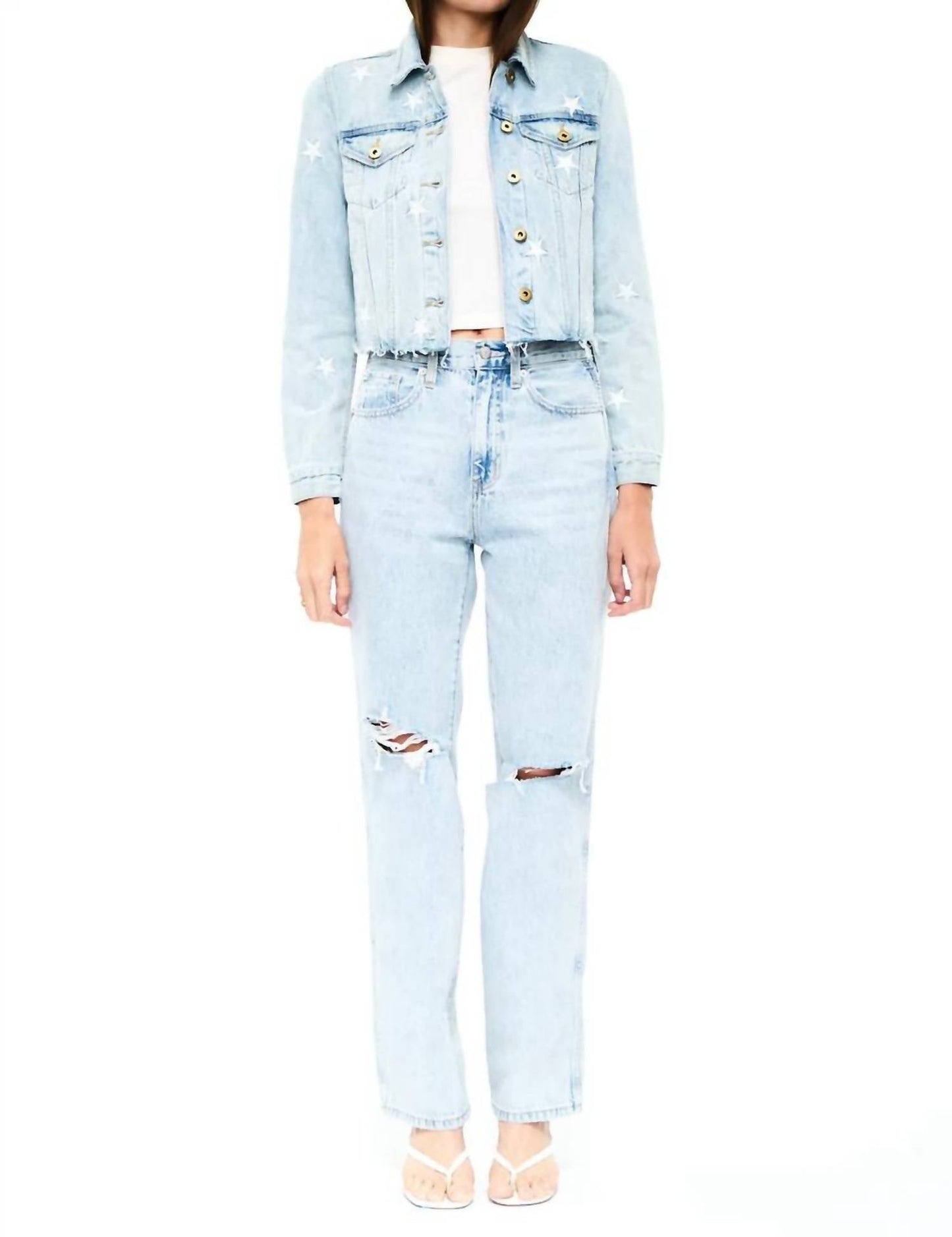 Pistola - Cassie Super High Rise Straight Jeans