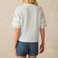 Faherty - Sunwashed Slub Varsity Tee