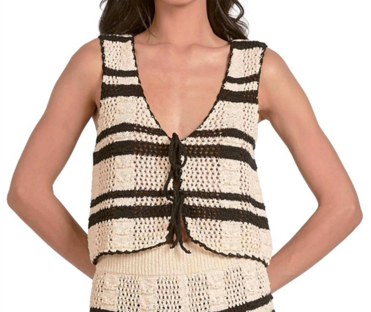 Elan - Front Tie Vest Top