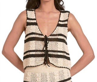 Elan - Front Tie Vest Top