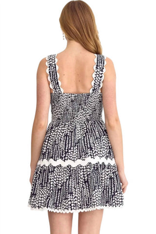 Entro - Tabitha Ric-Rac Trim Sleeveless Mini Dress