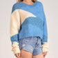 Elan - Triangles Round Neck Sweater