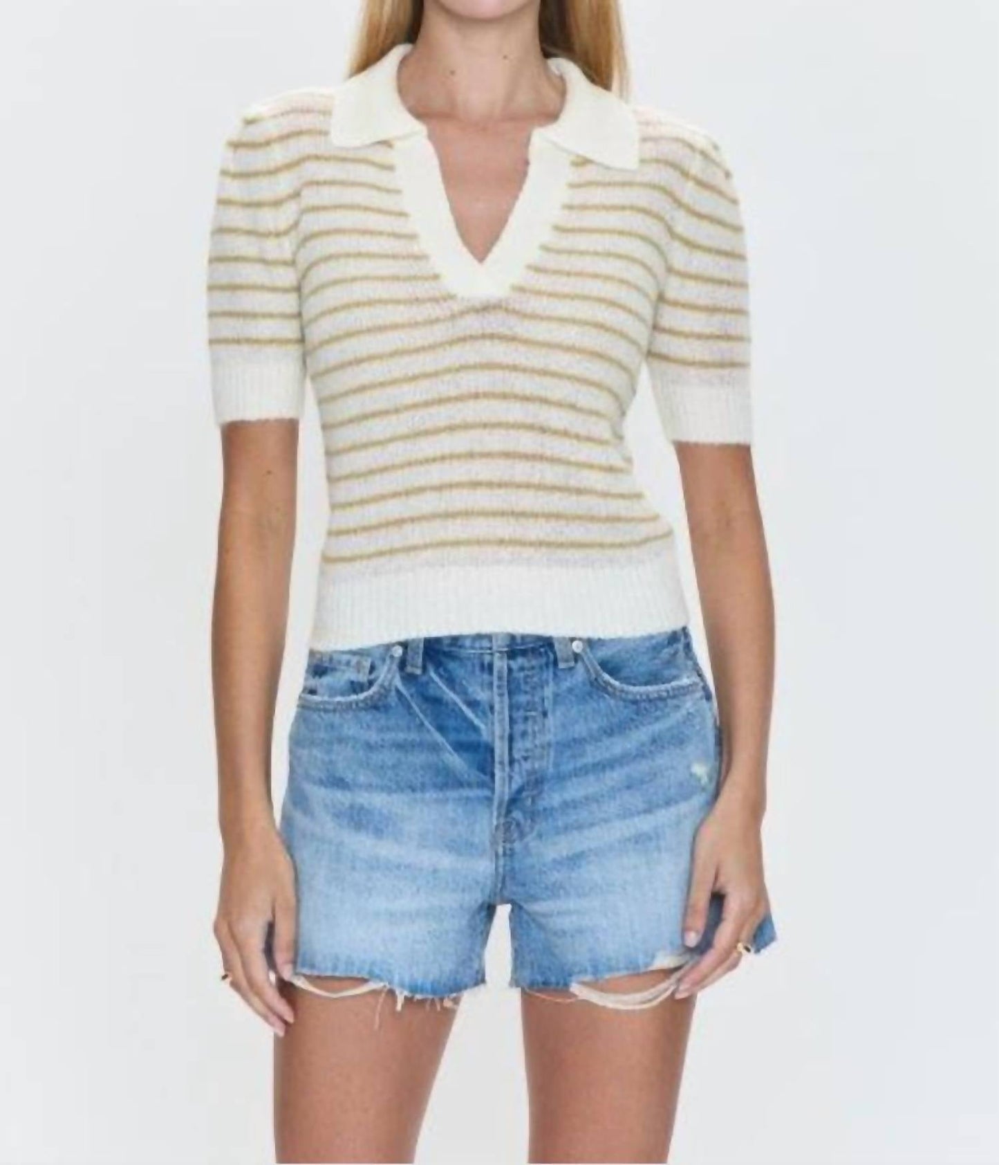 Pistola - Billie Pleat Sleeve Polo Shirt