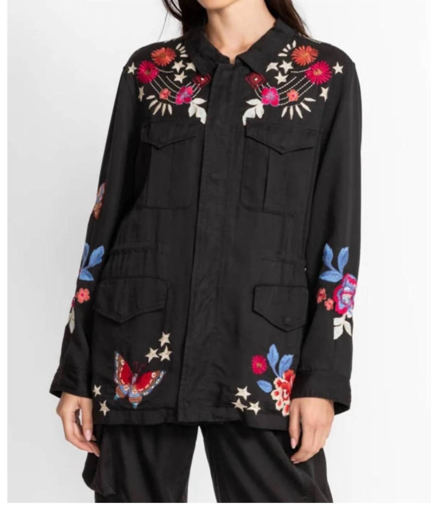Johnny Was - Mika Drawstring Military Jacket