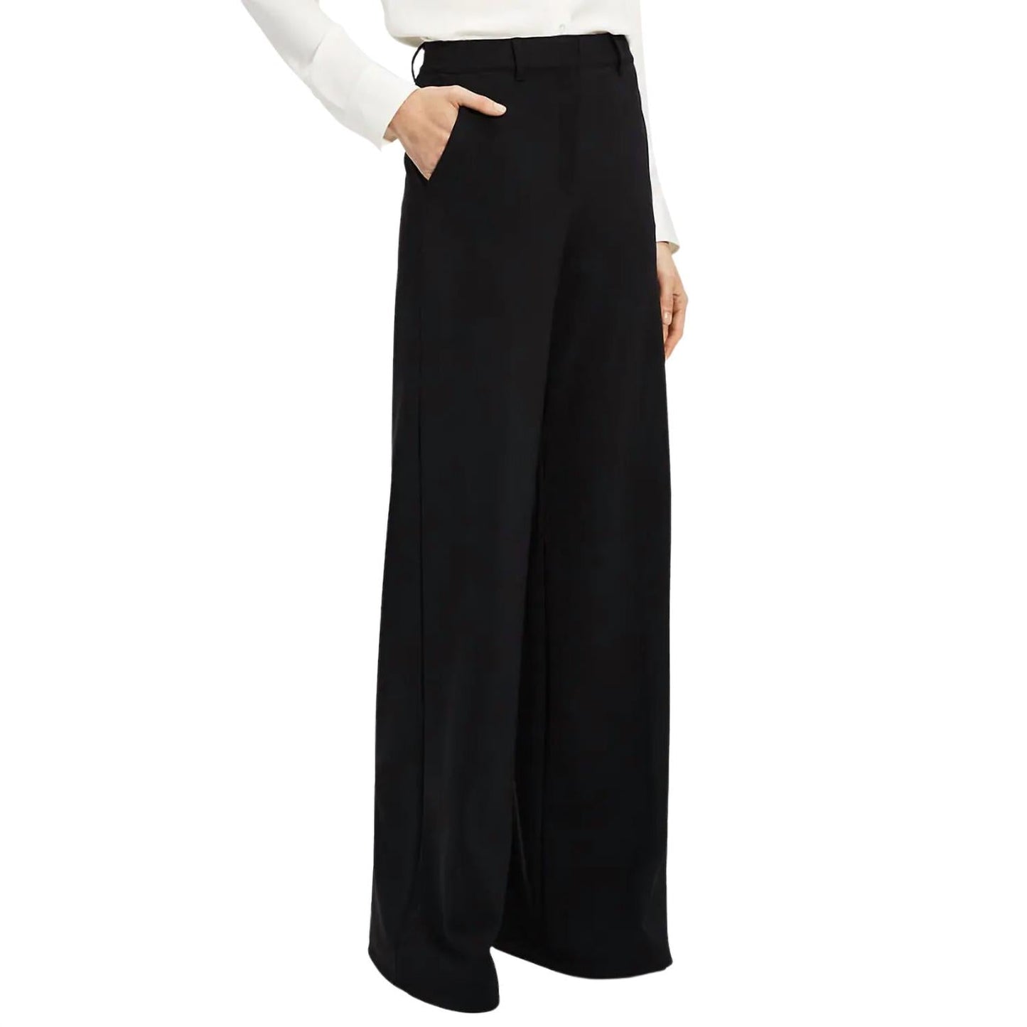 Theory - Terena Precision Ponte High Waist Trousers