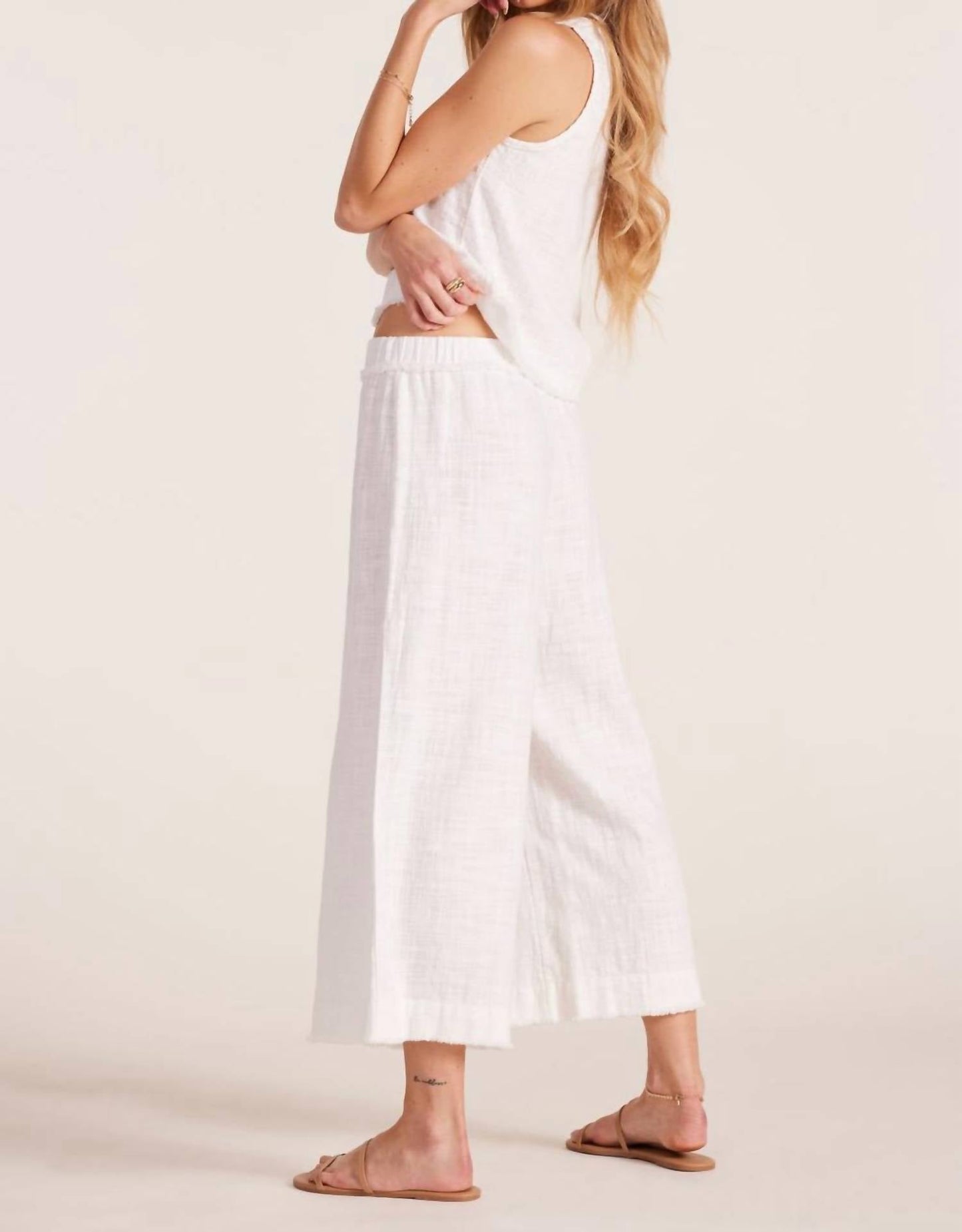 Bobi - Cropped Straight Leg Pants