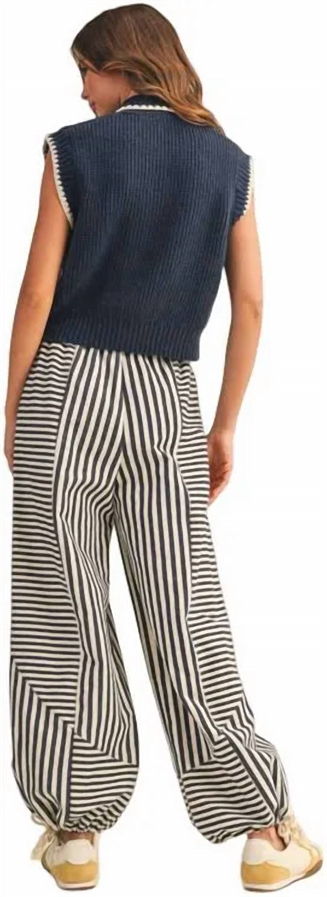 &Merci - Tie Neck Sweater Vest