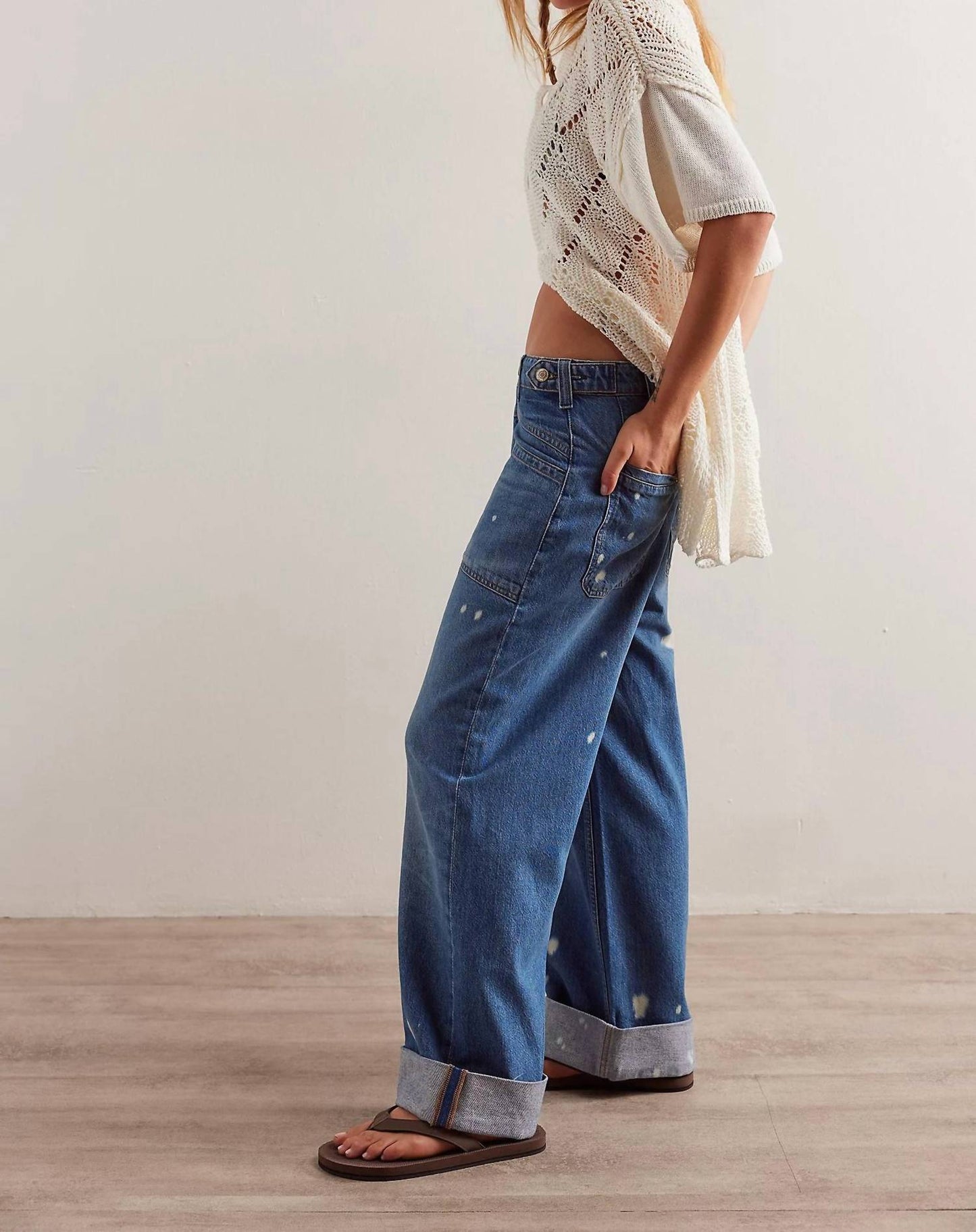 Free People - Palmer Cuffed Jeans