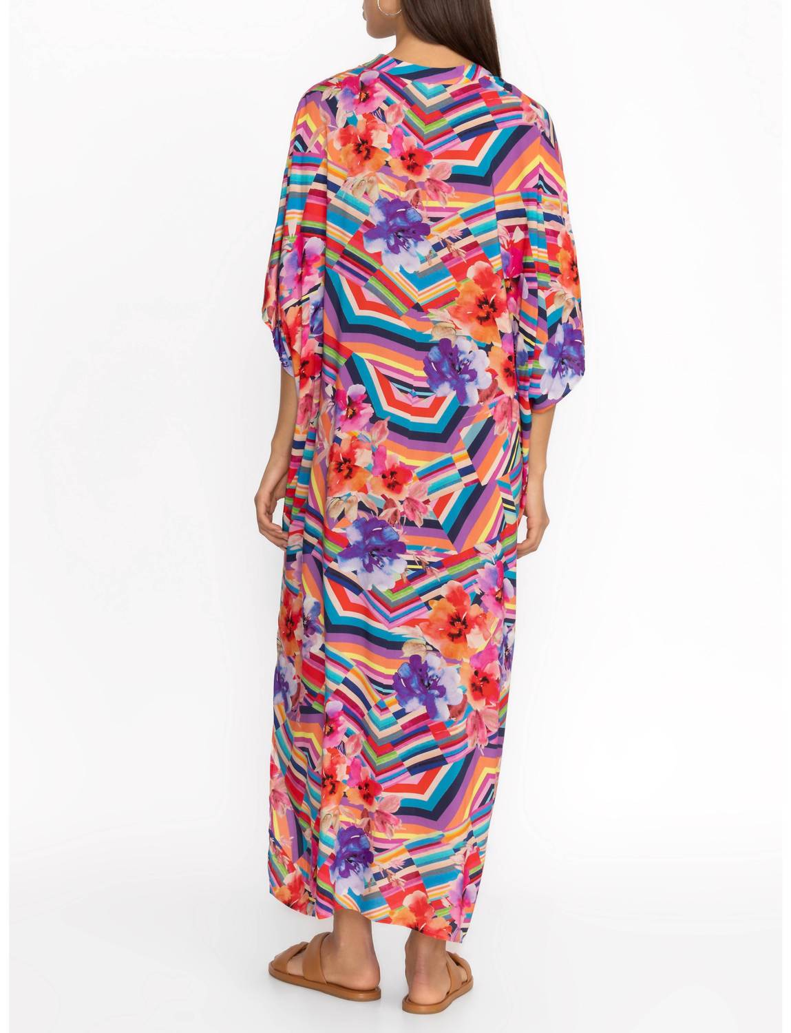 Johnny Was - SUMMER STRIPES MAXI KAFTAN