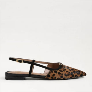 Sam Edelman - Women's Cohen Leopard Suede Slingback Flats
