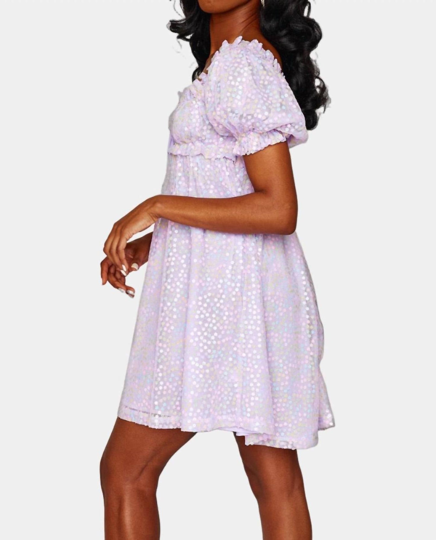 Buddylove - Jac Puff Sleeve Short Dress