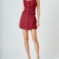 2.7 August Apparel - Holiday Chateau Tweed Tank Top