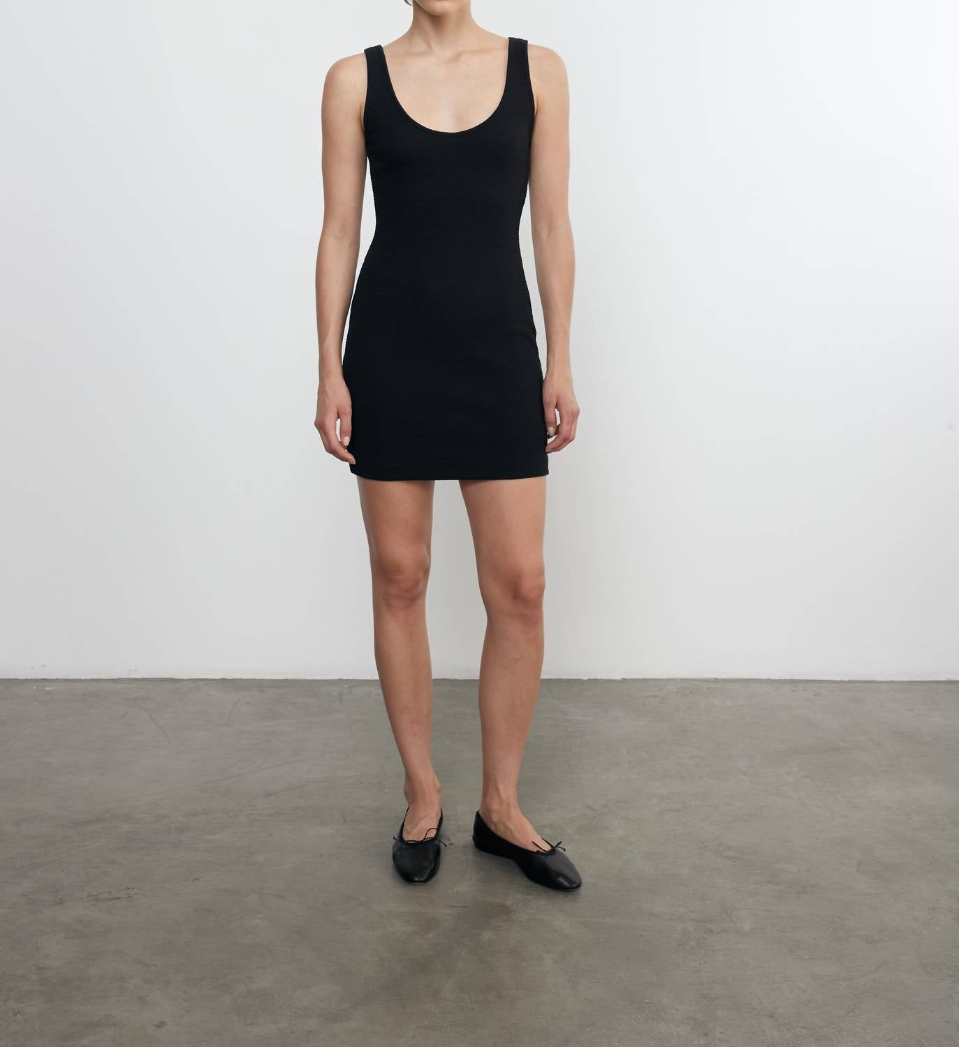 Enza Costa - JACQUARD TANK MINI DRESS