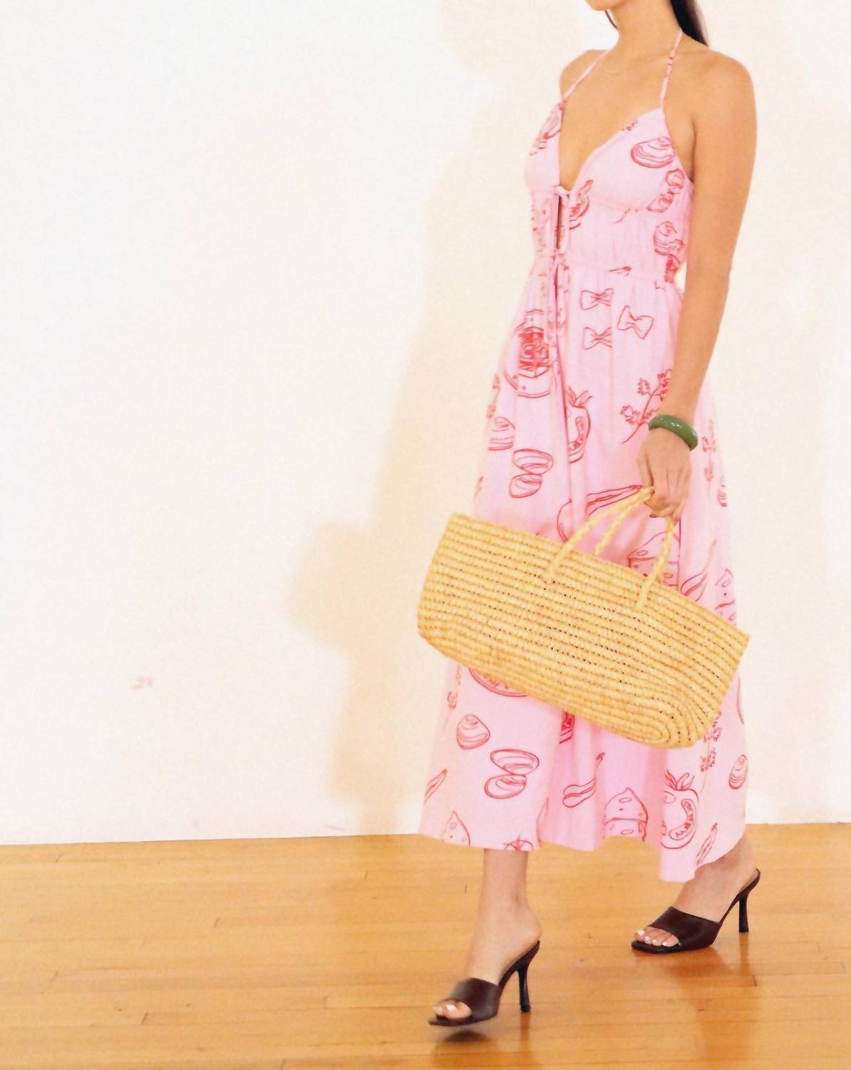 Bailey Rose - Halter Pasta Printed Dress