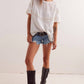 Free People - Dorothy Short Sleeve Tee