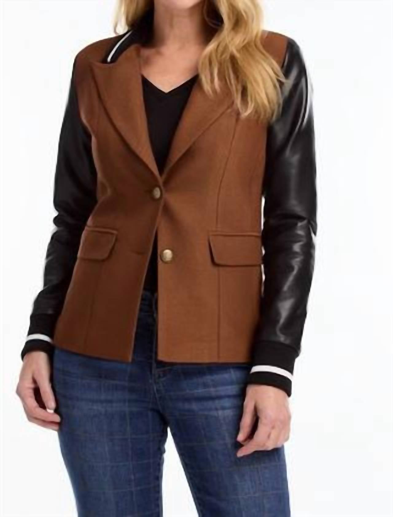 Fdj - Mixed Media Blazer