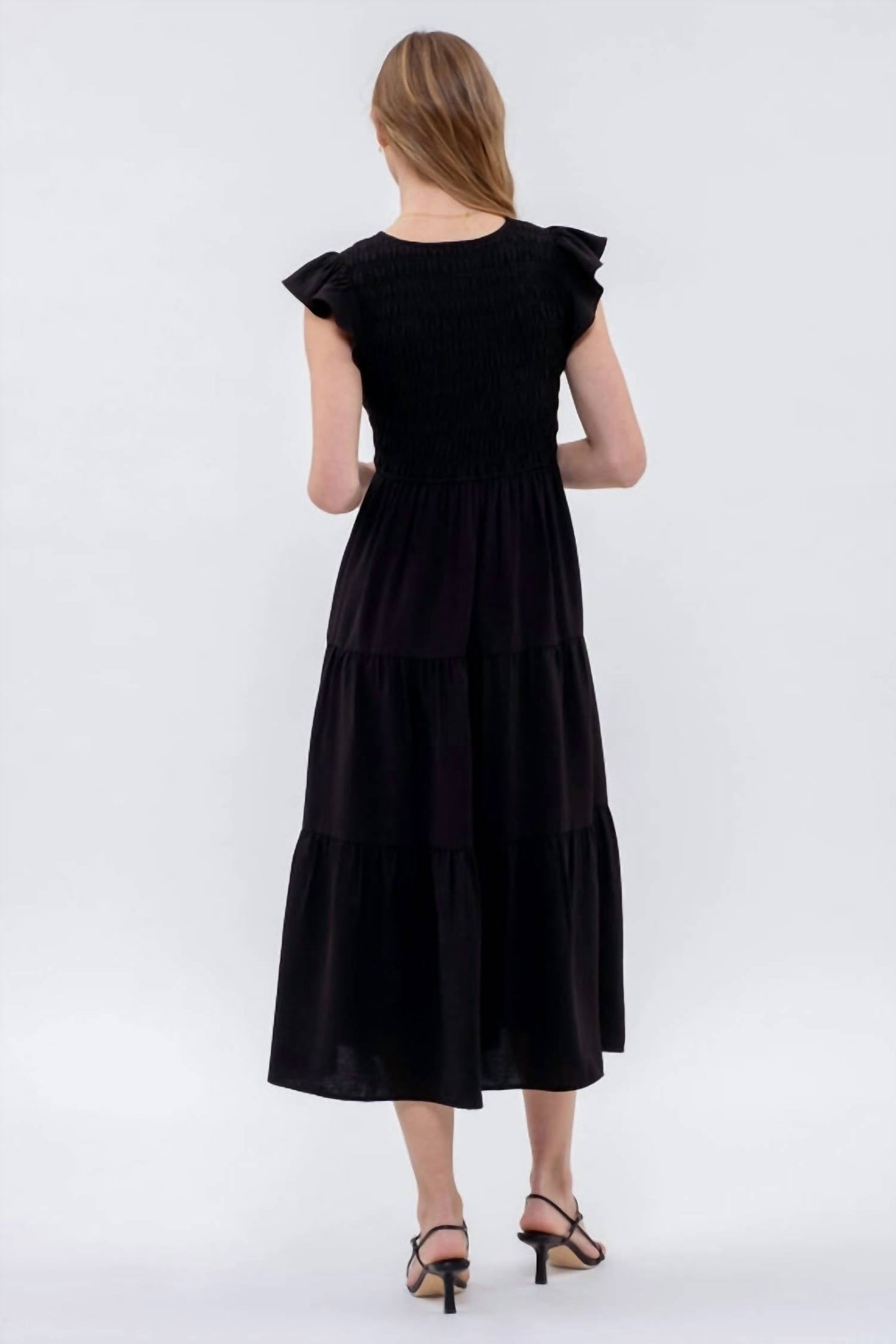 Blu Pepper - Flutter Maxi Dress