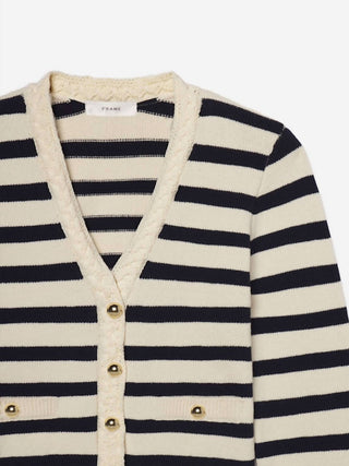 Frame - Harbor Stripe Cardigan