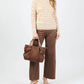 Lysse - Women's Vionette Vegan Suede Wide Leg Trousers