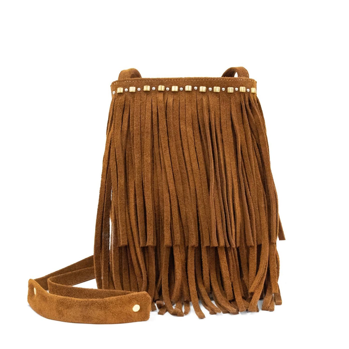 Calleen Cordero - Women's Pom Pom Fringe Messenger Bag