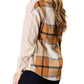 Double Take - Plaid Print Dropped Shoulder Shirt