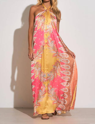 Elan - Women's Leigh Halter Maxi Dress