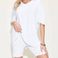 Basic Bae - V-neck T-shirt & Shorts Set