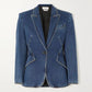 Alexander Mcqueen - Cotton Denim Blazer
