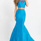 Rachel Allan - Mikado Two-piece Mermaid Gown