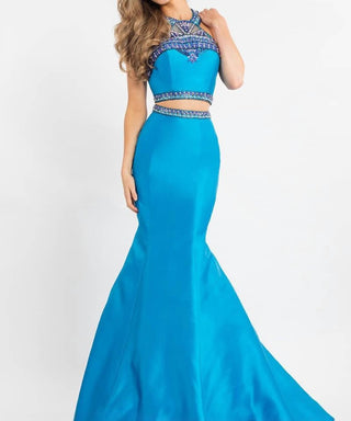 Rachel Allan - Mikado Two-piece Mermaid Gown