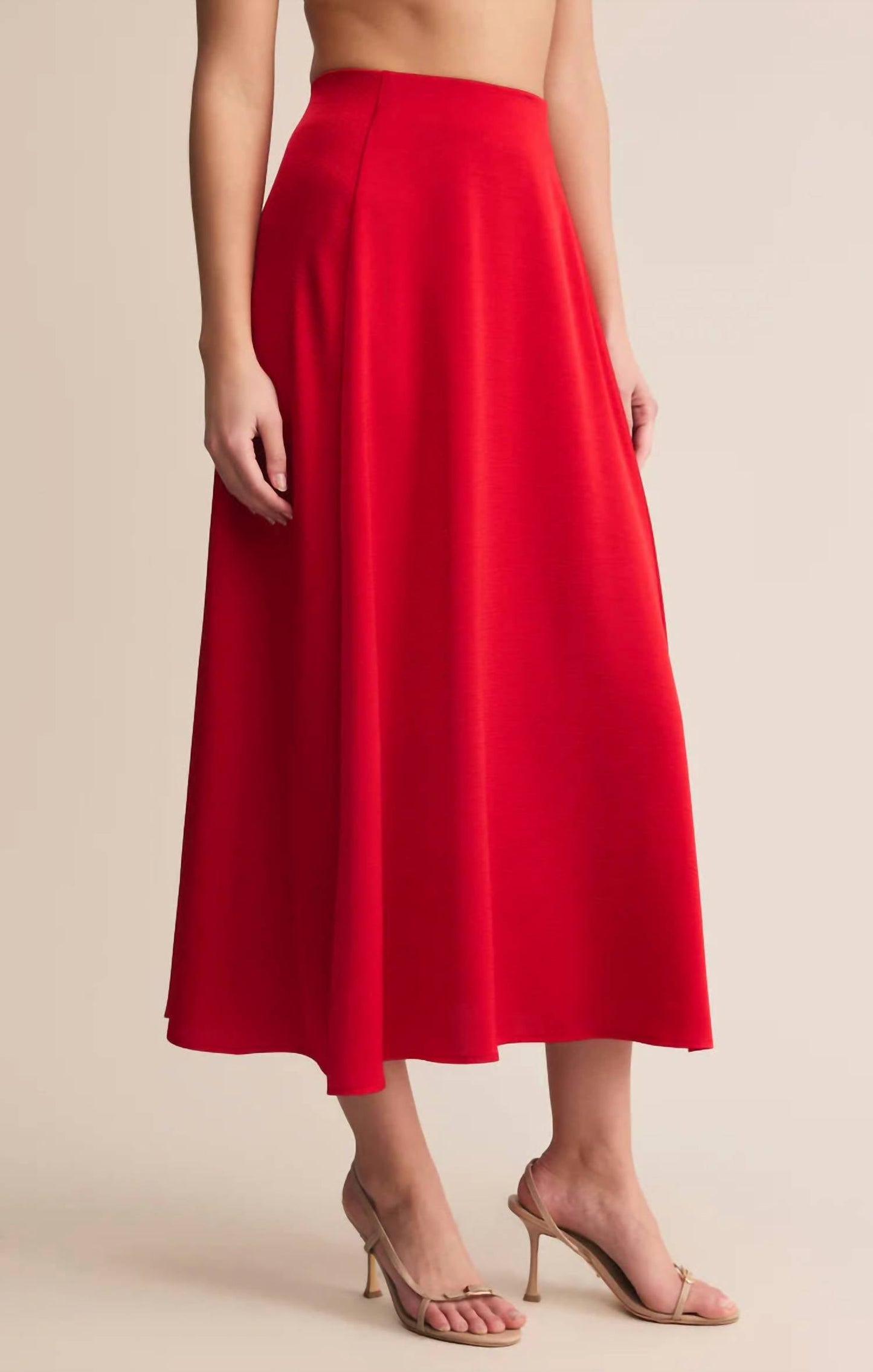 Z Supply - Women's Northpointe Satin Midi Skirt